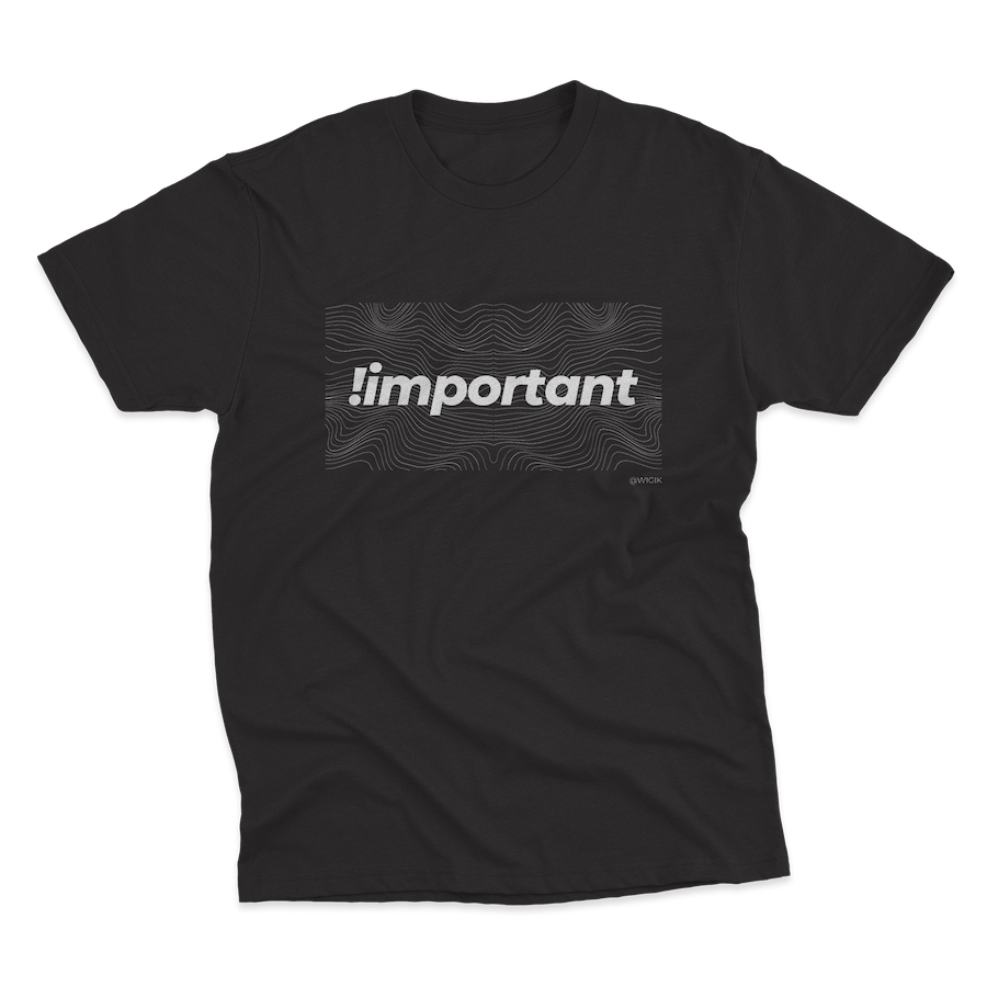 T-Shirt - Css Important Design Image
